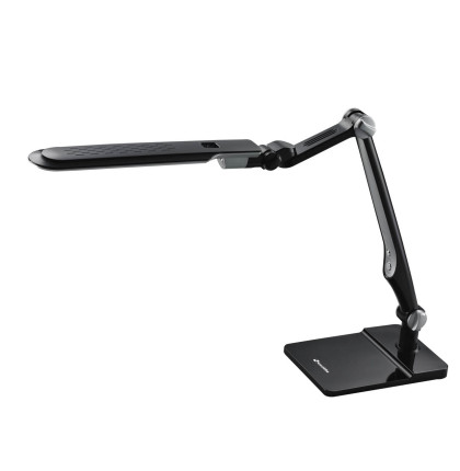 LED stmívatelná stolní lampa MATRIX - 10W, 600Lm, volba teploty světla, černá